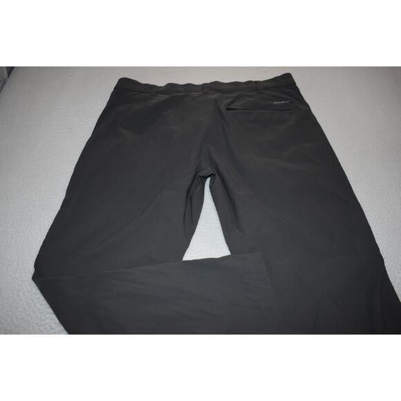 Eddie Bauer Golf Pants Travel Mens Size 38 x 30 Performance Nylon Spandex Gray - Picture 5 of 5